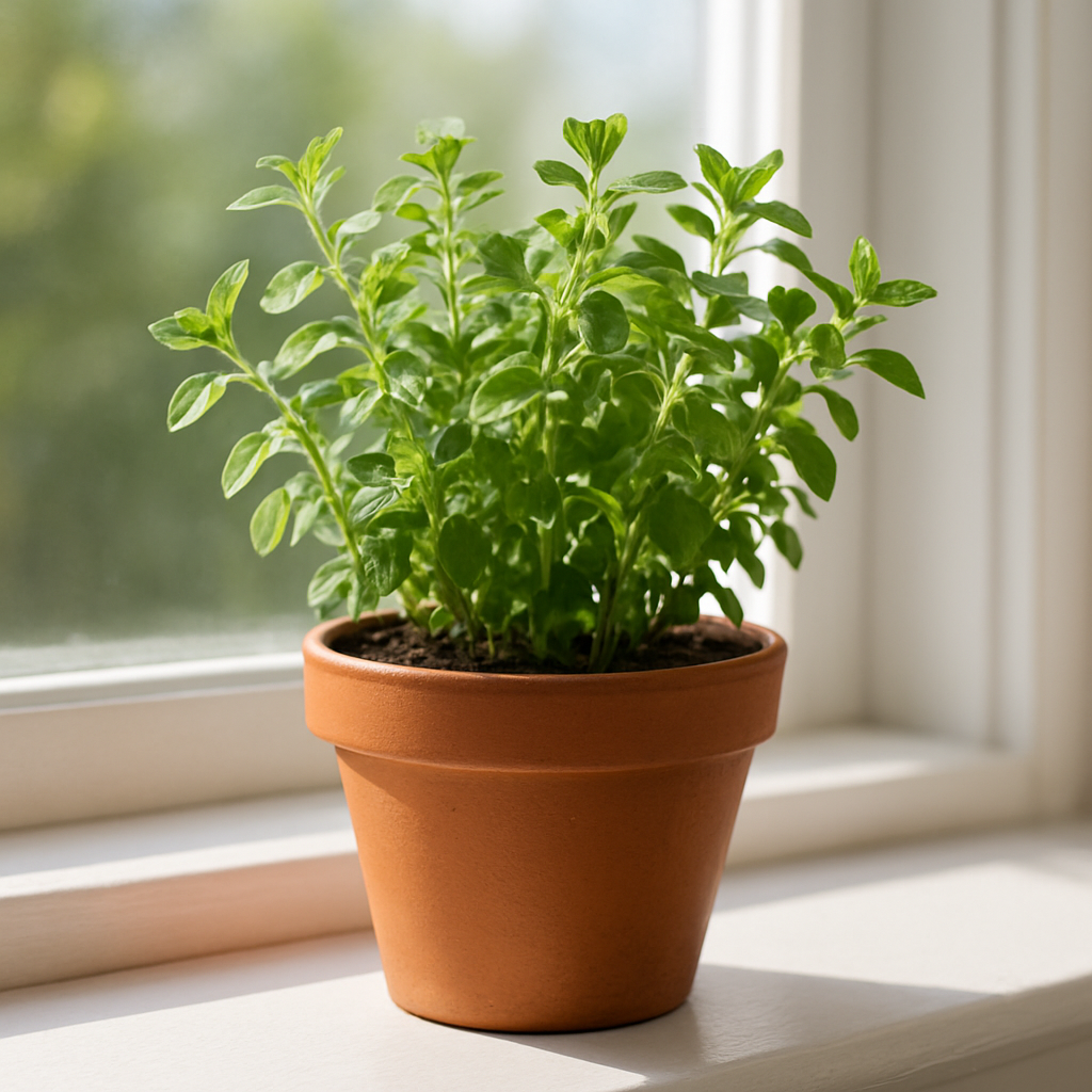 Potted Herb Plant